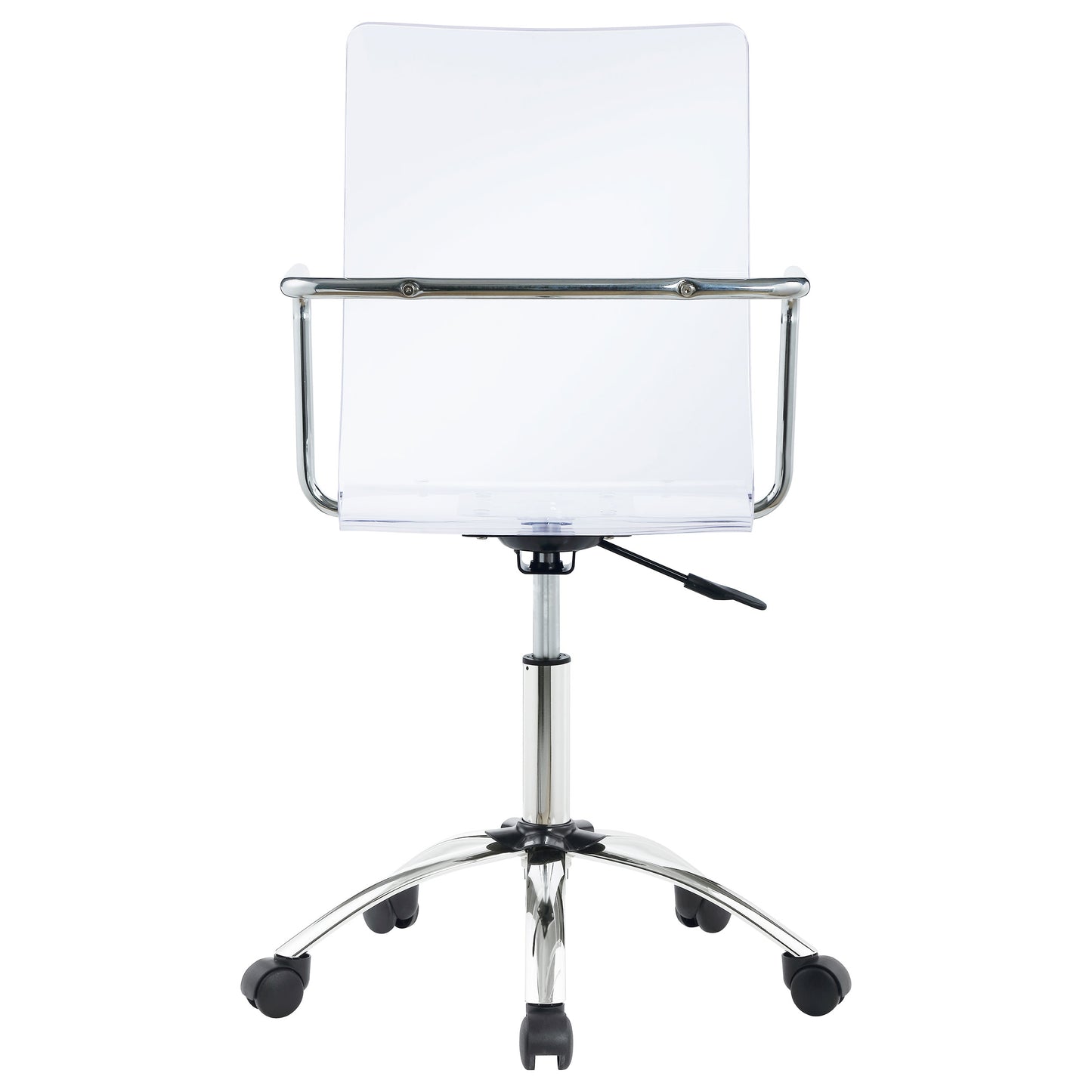 Soren Acrylic Adjustable Office Chair Clear
