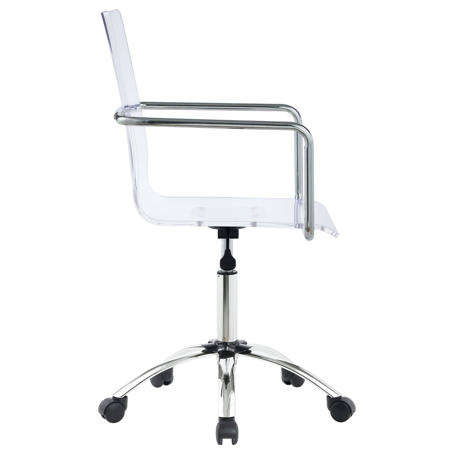 Soren Acrylic Adjustable Office Chair Clear