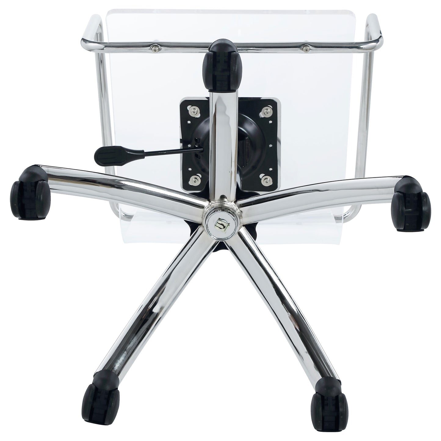 Soren Acrylic Adjustable Office Chair Clear