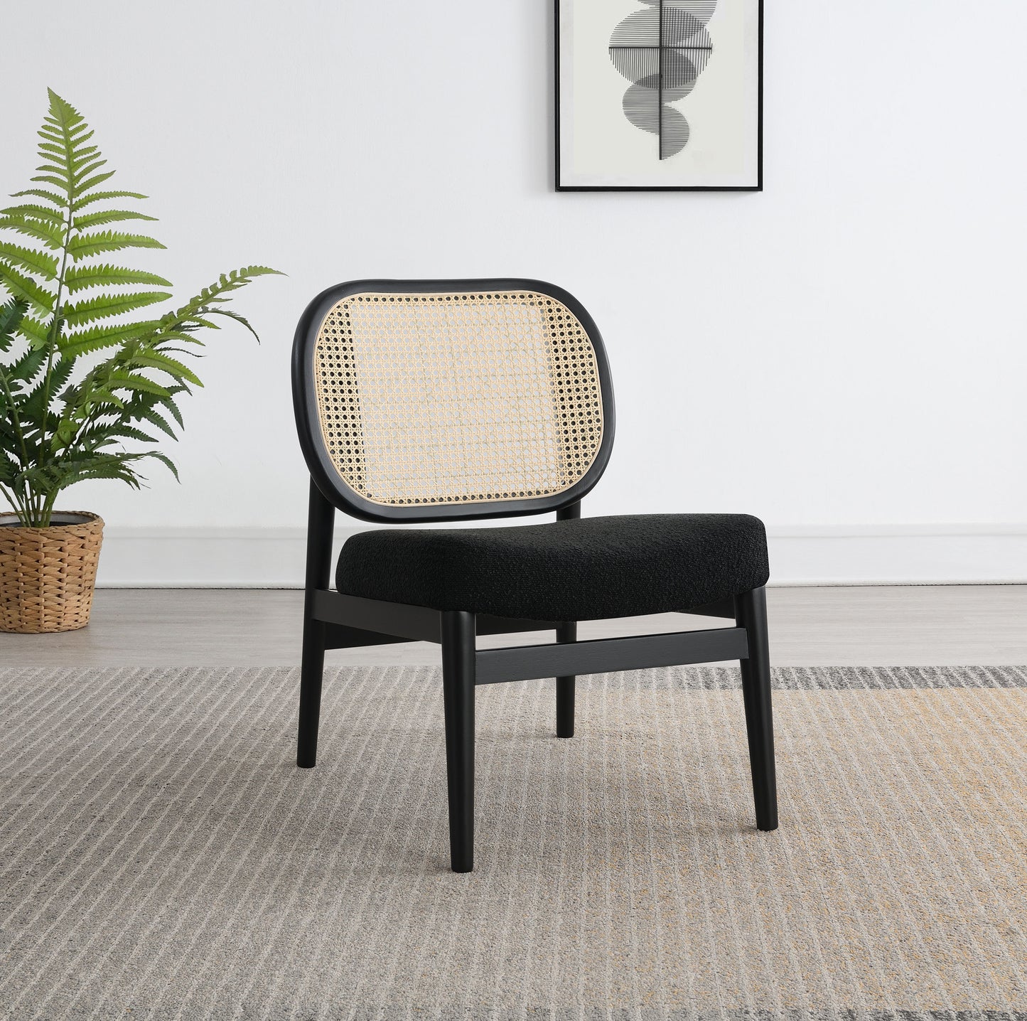 Cairo Cane Detail Accent – Onyx