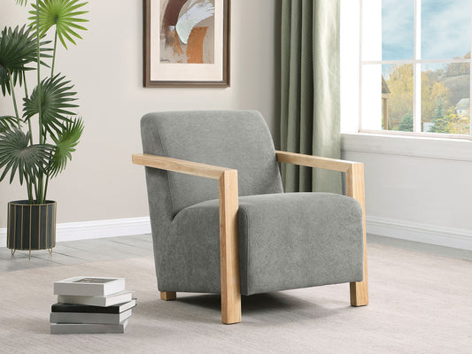 Vanta Modern Armchair – Stone Grey