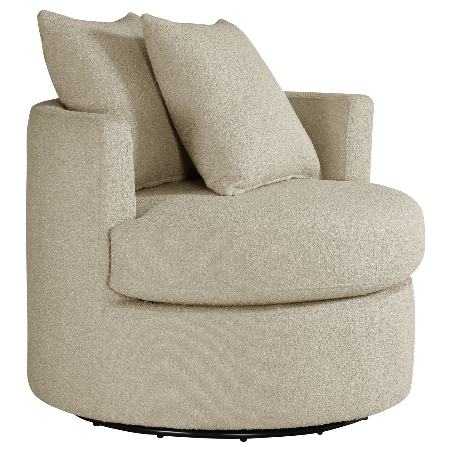 Debbie Swivel Chair – Camel