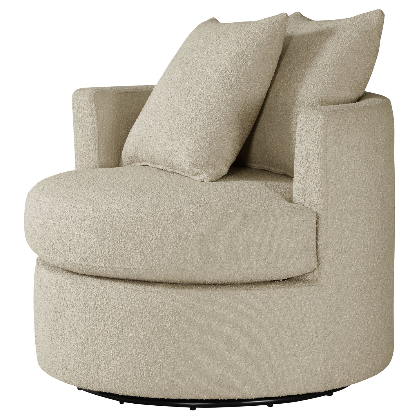 Debbie Swivel Chair – Camel