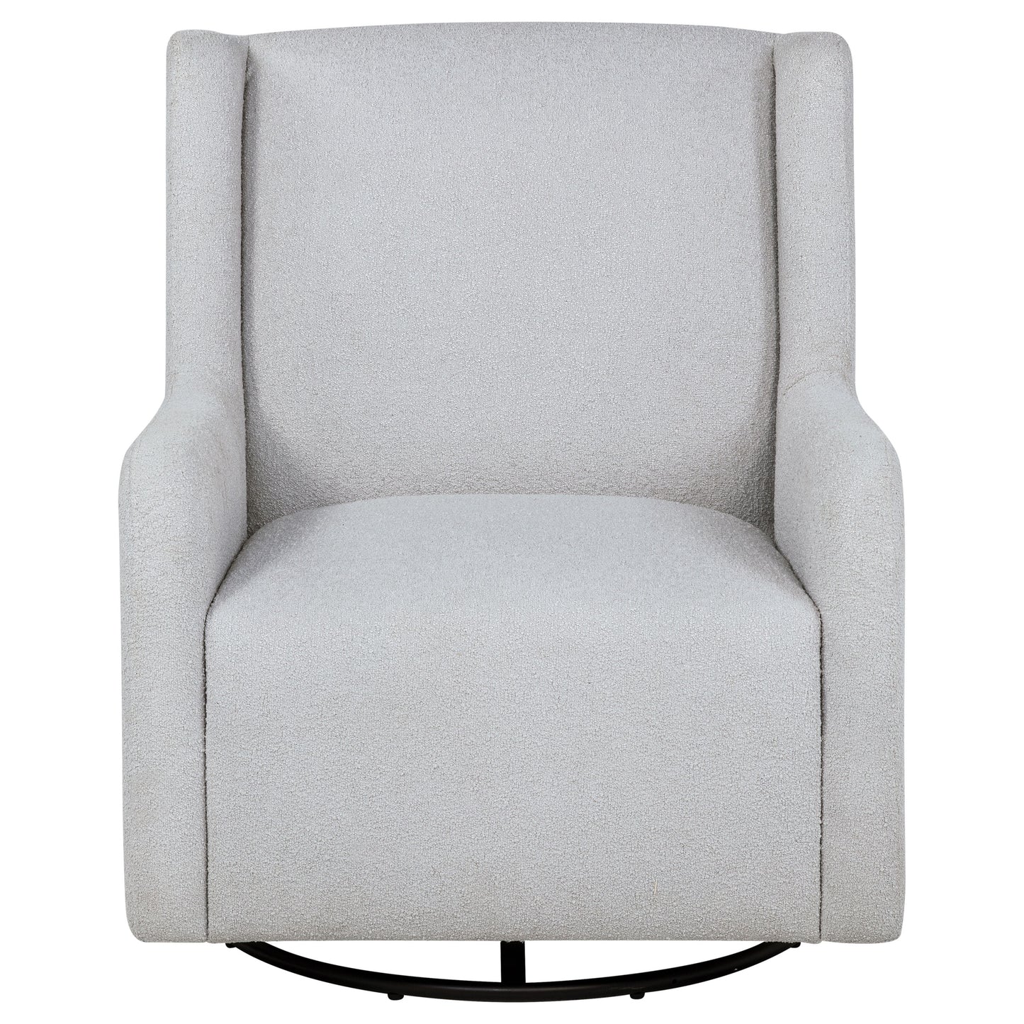 Serra Bouclé Swivel Glider – Dove Grey