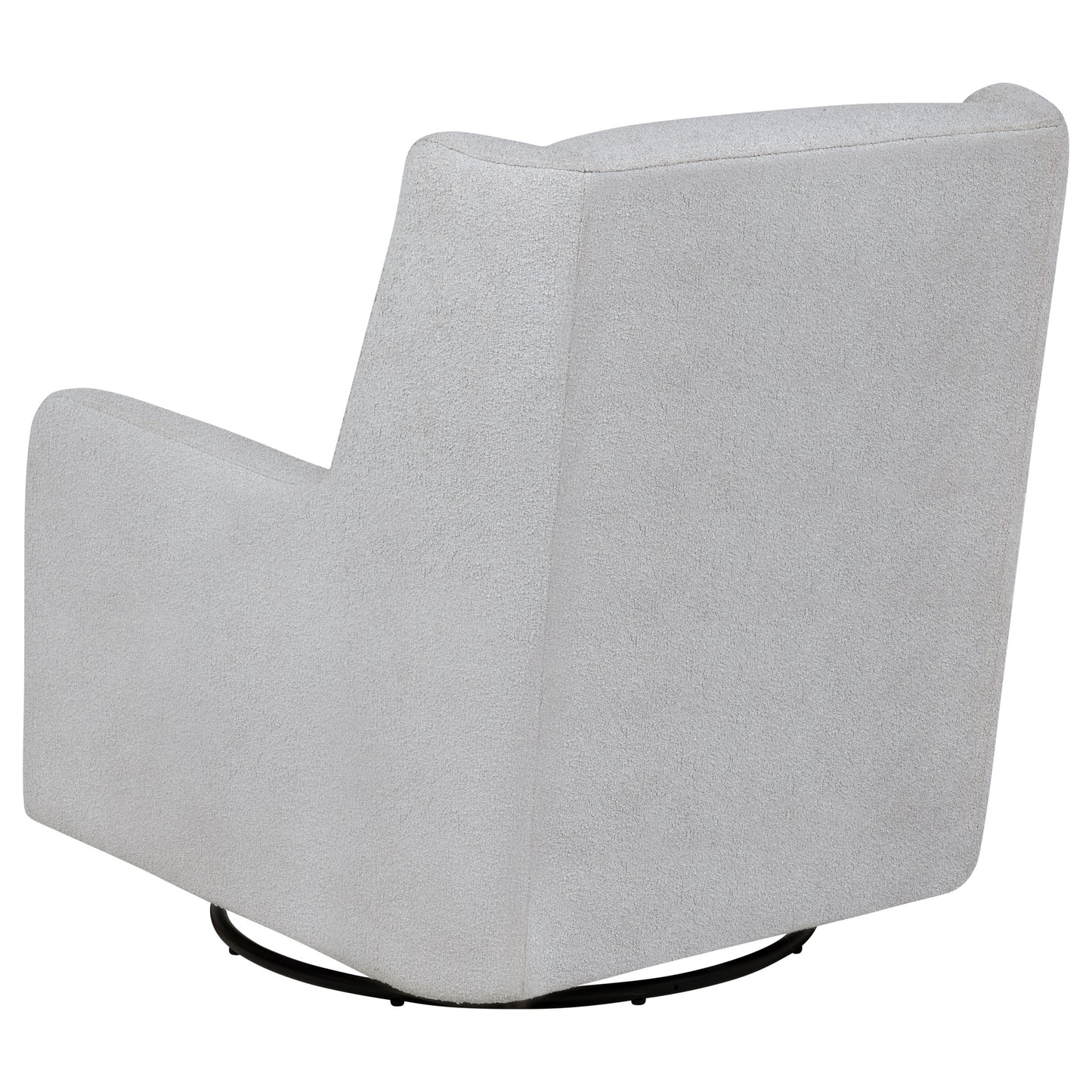 Serra Bouclé Swivel Glider – Dove Grey