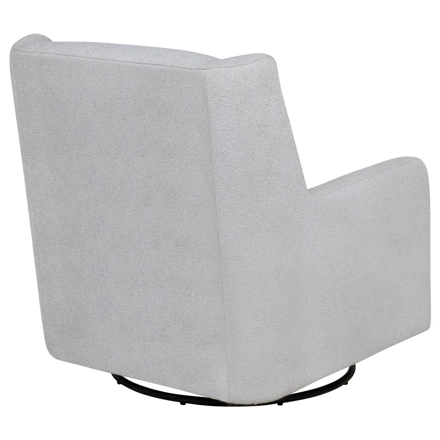 Serra Bouclé Swivel Glider – Dove Grey
