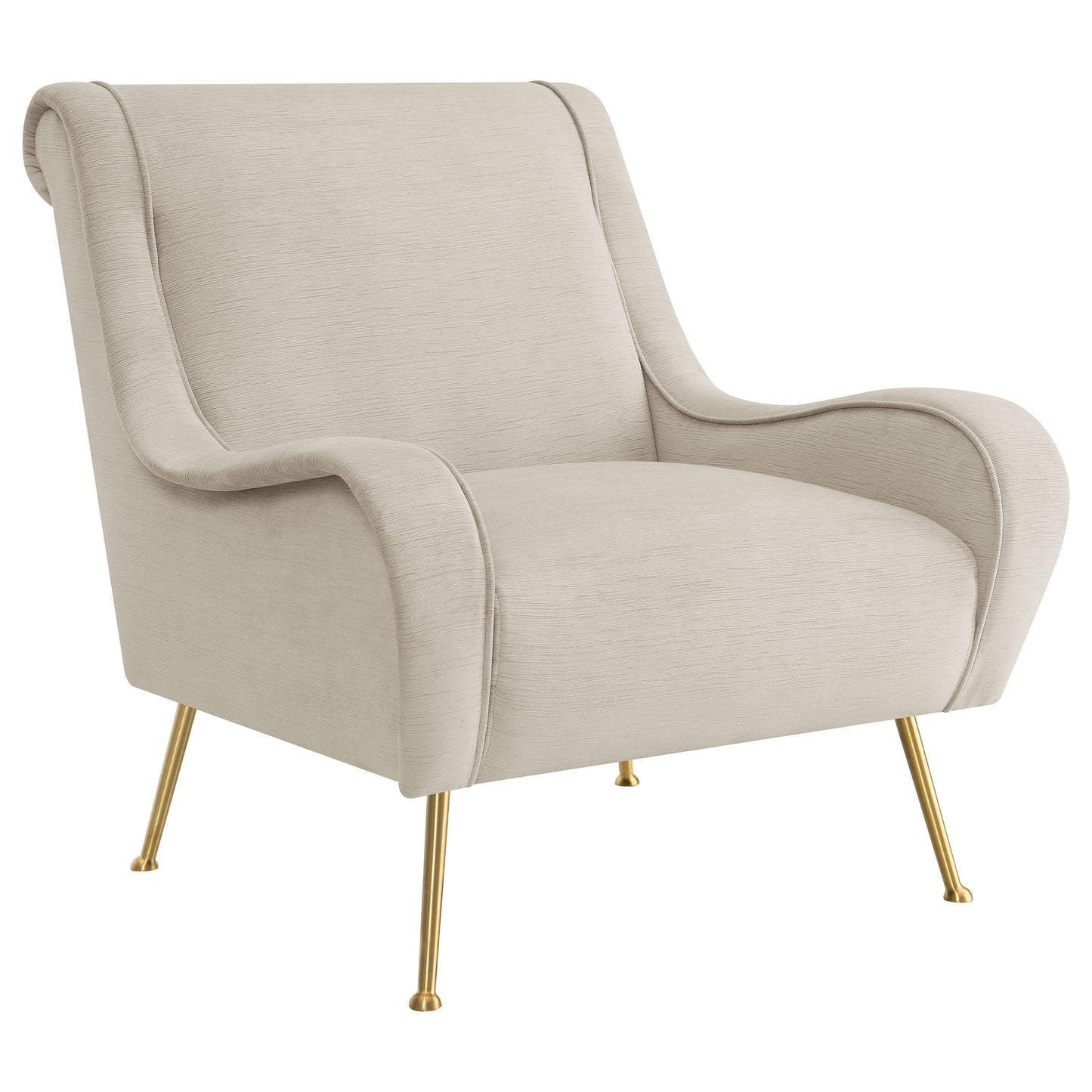 Arden Saddle Arm Accent – Stone