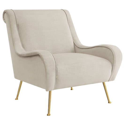 Arden Saddle Arm Accent – Stone