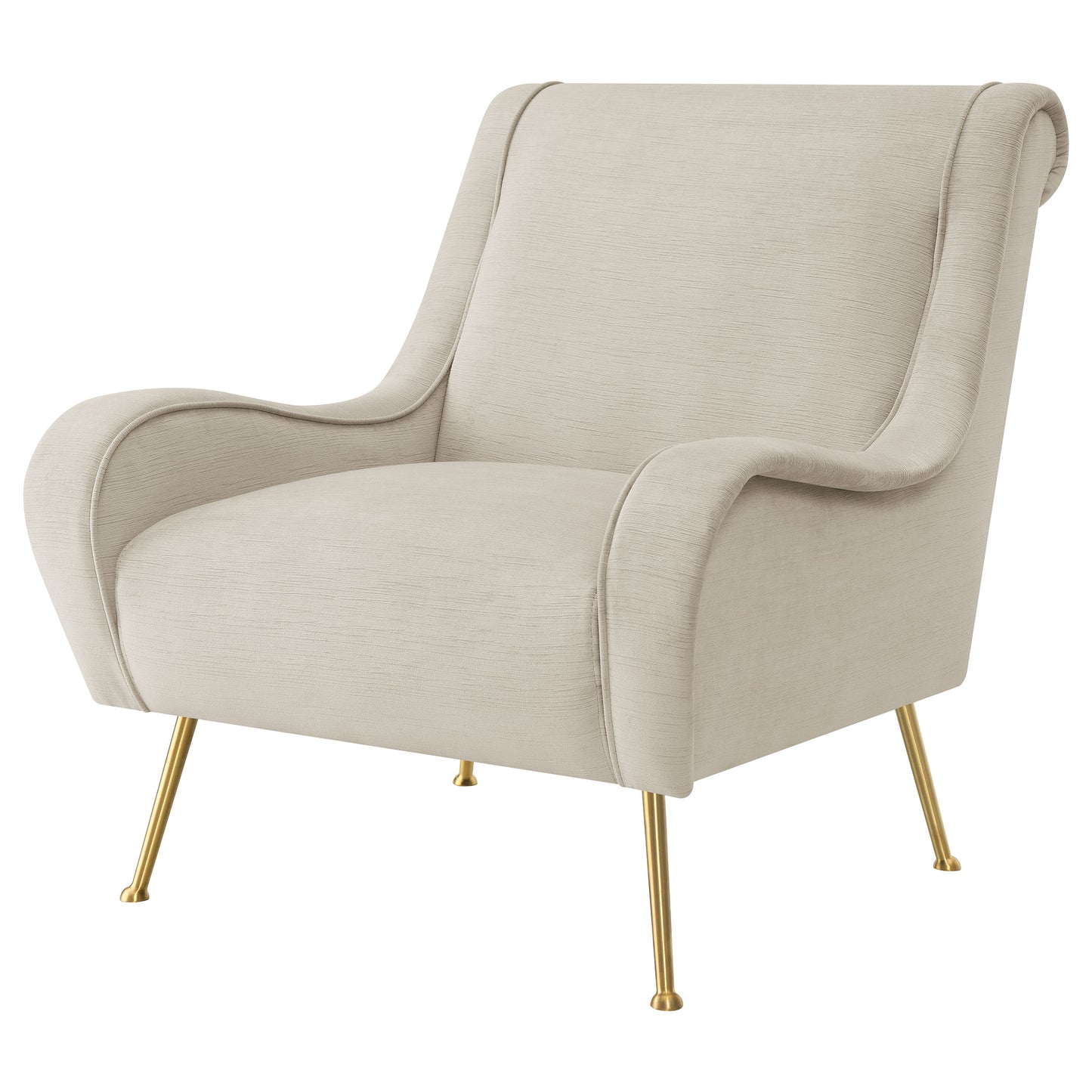 Arden Saddle Arm Accent – Stone