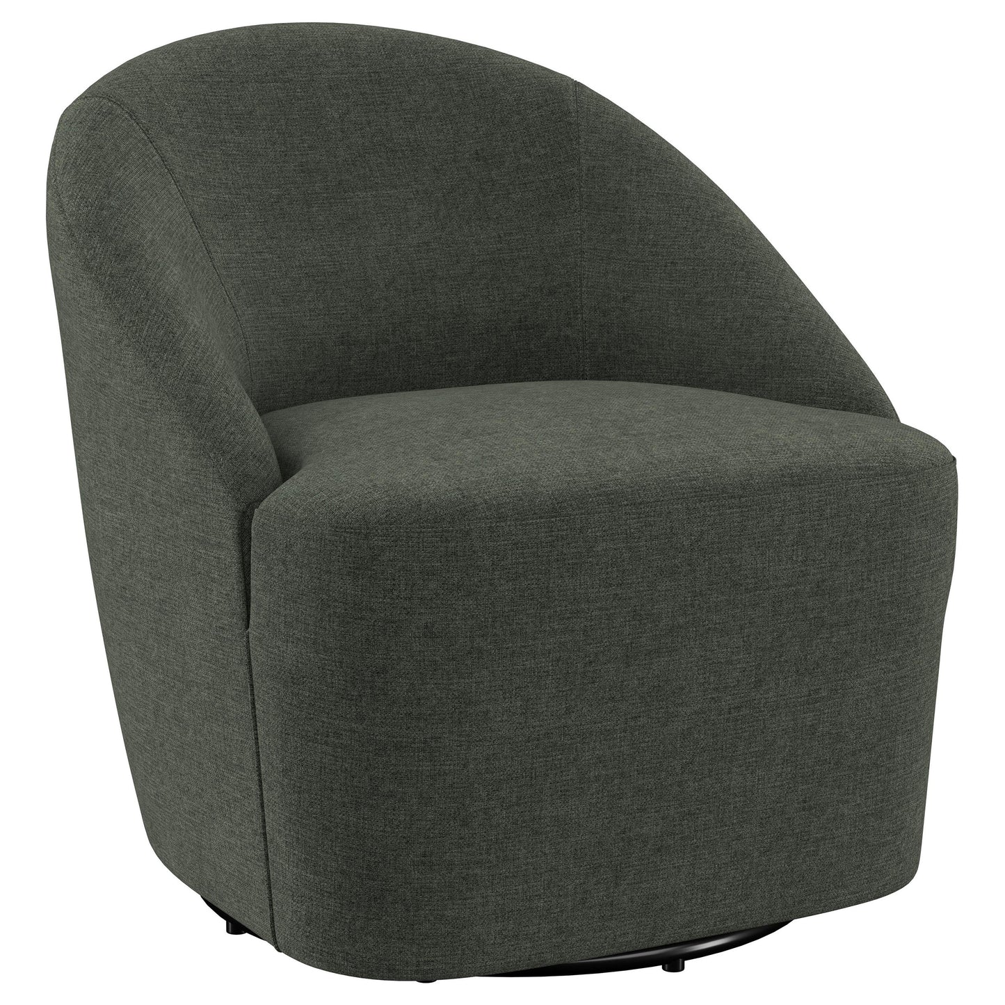 Leon Upholstered Swivel Chair – Hunter Green