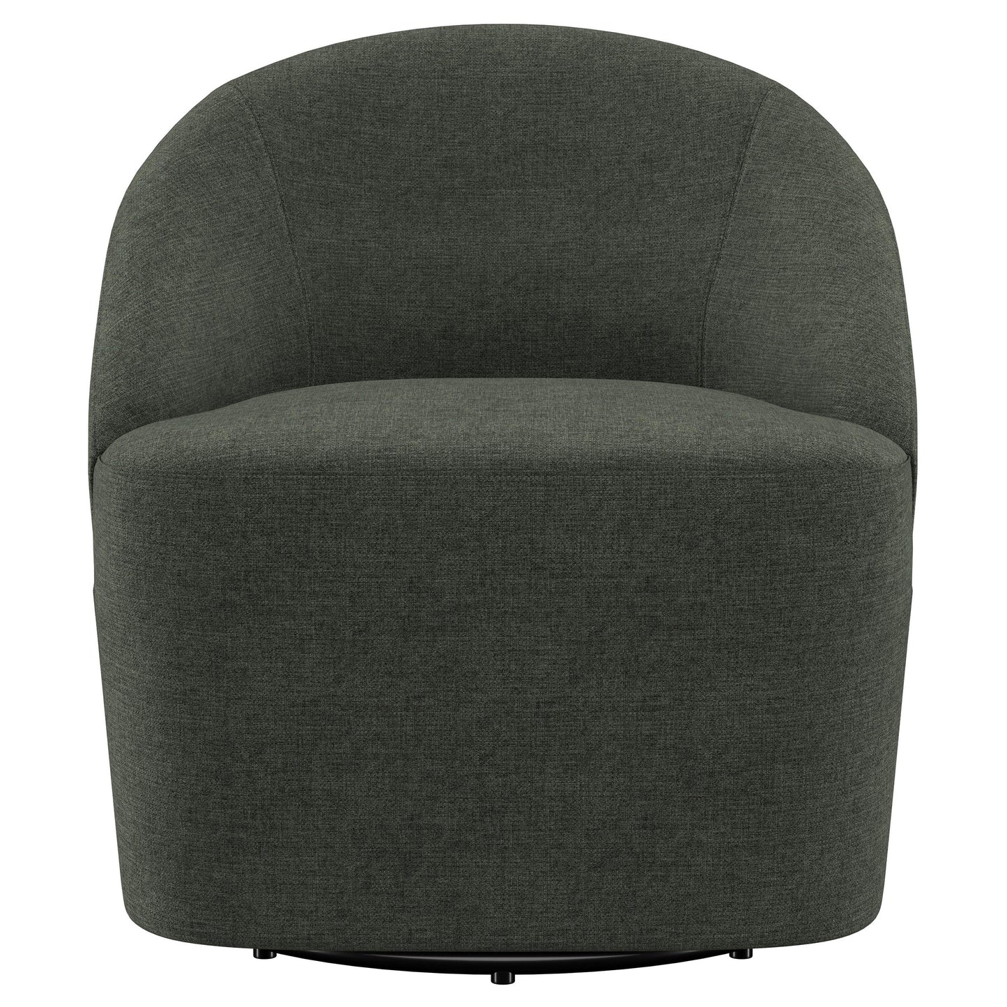 Leon Upholstered Swivel Chair – Hunter Green