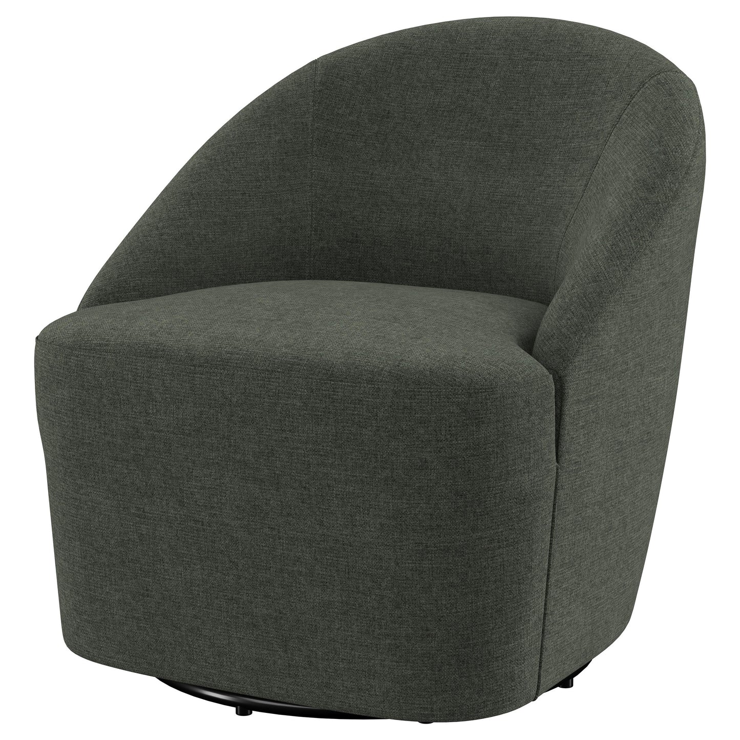 Leon Upholstered Swivel Chair – Hunter Green