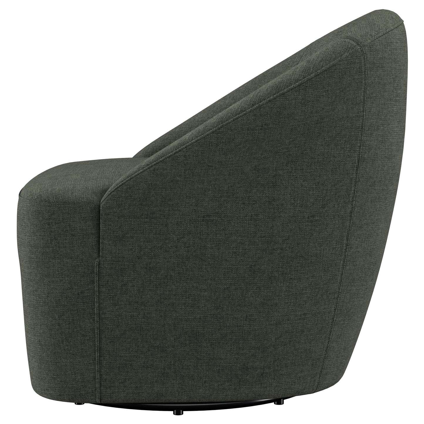 Leon Upholstered Swivel Chair – Hunter Green