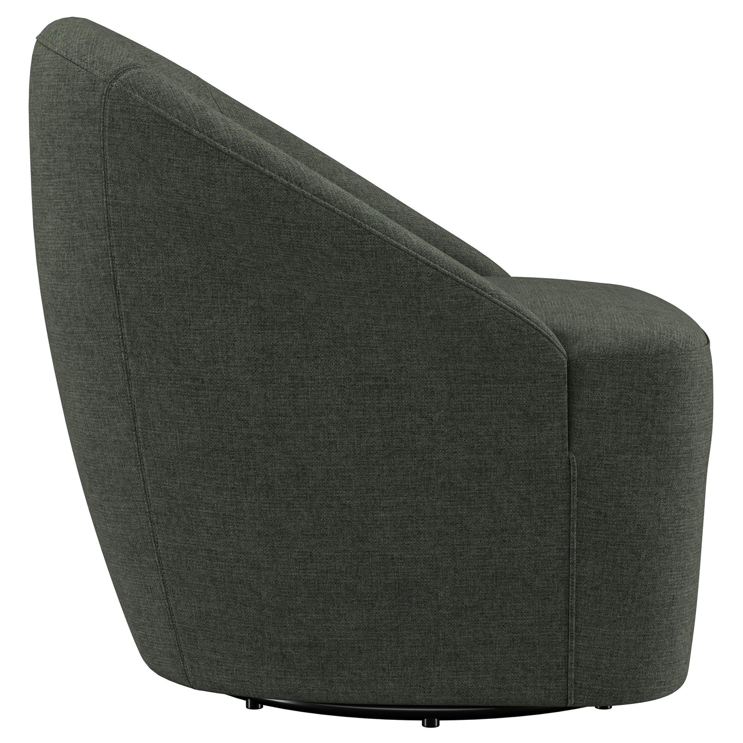 Leon Upholstered Swivel Chair – Hunter Green
