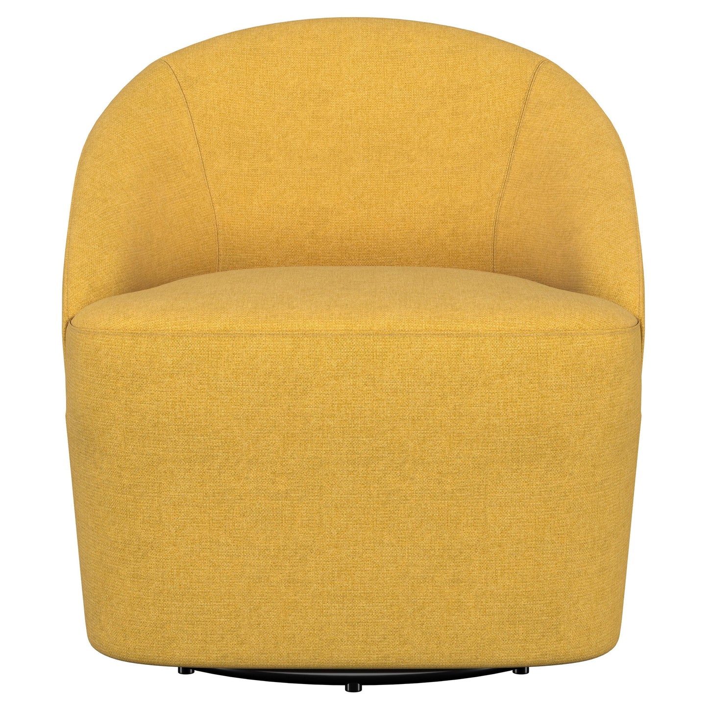 Leon Accent Swivel Chair – Mustard Yellow