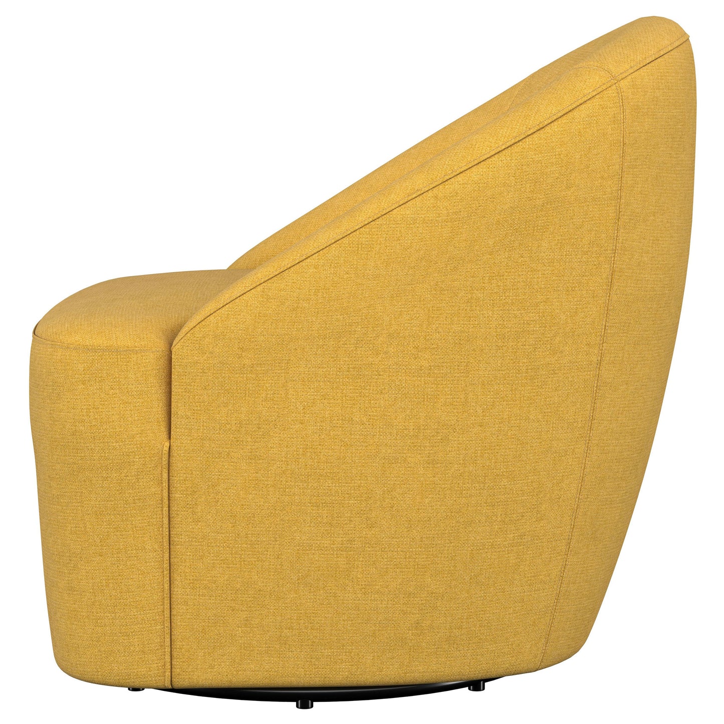 Leon Accent Swivel Chair – Mustard Yellow