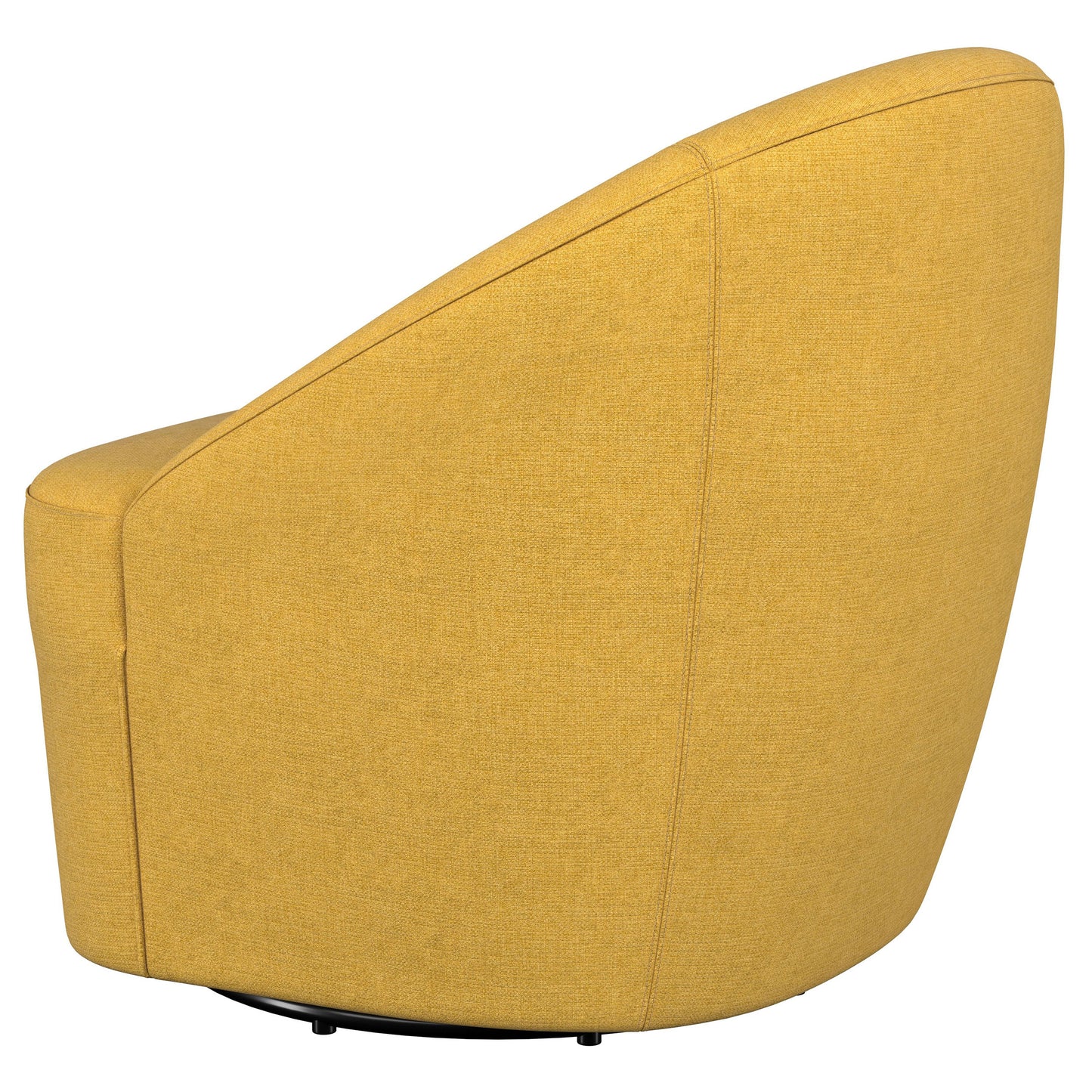 Leon Accent Swivel Chair – Mustard Yellow