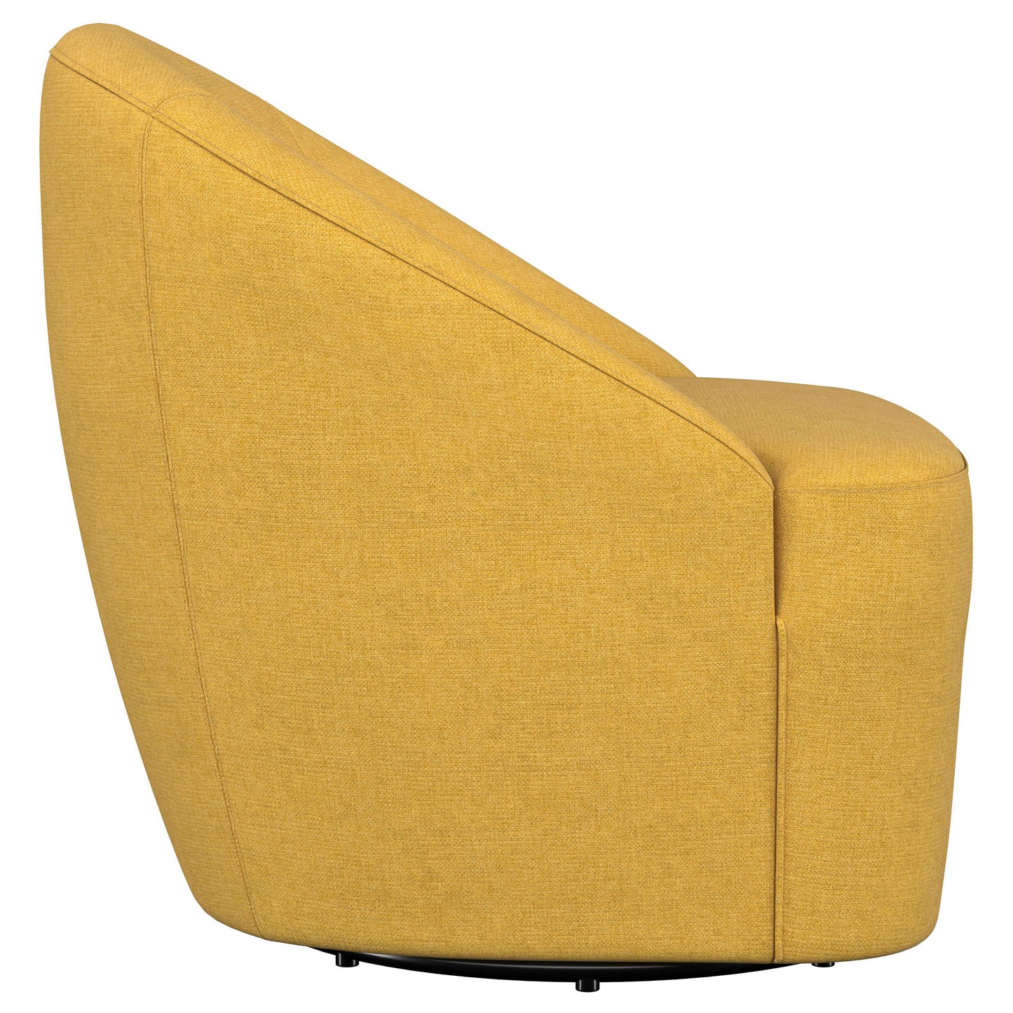 Leon Accent Swivel Chair – Mustard Yellow