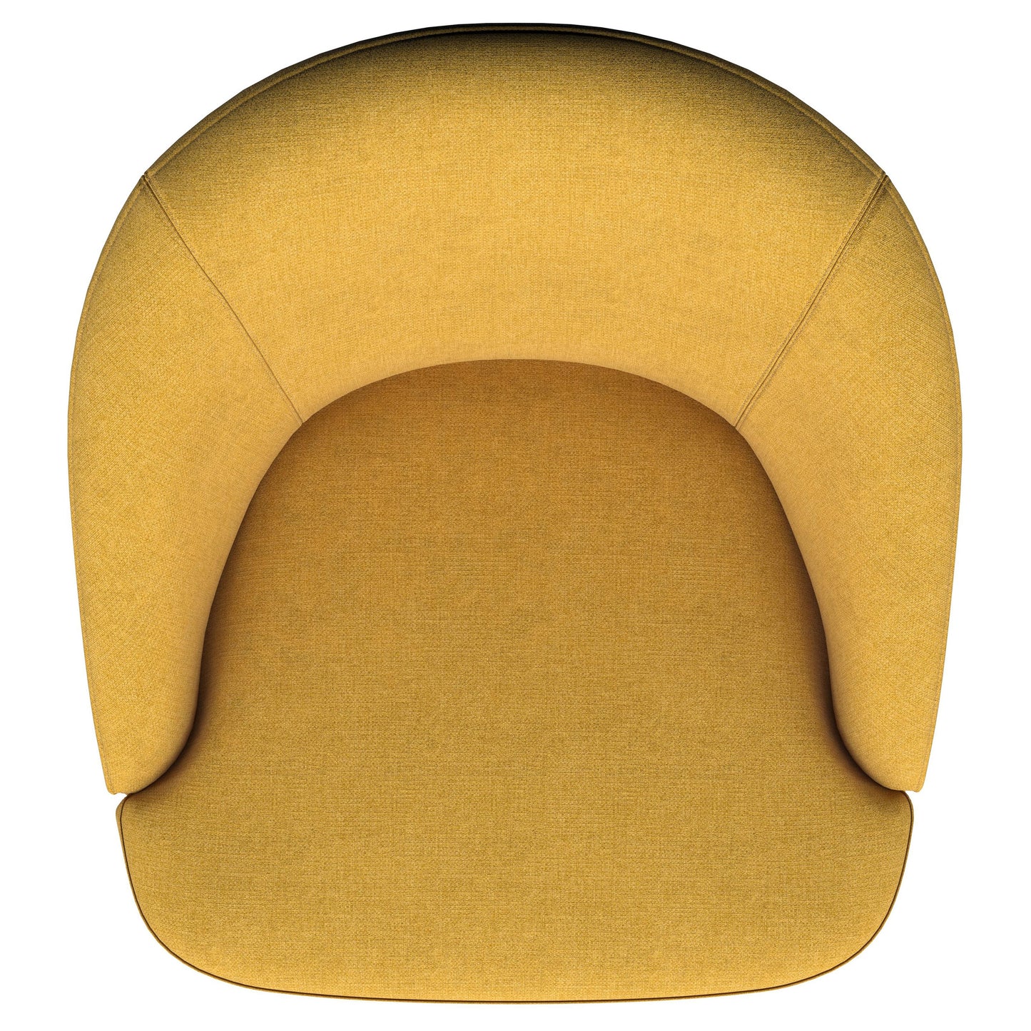 Leon Accent Swivel Chair – Mustard Yellow