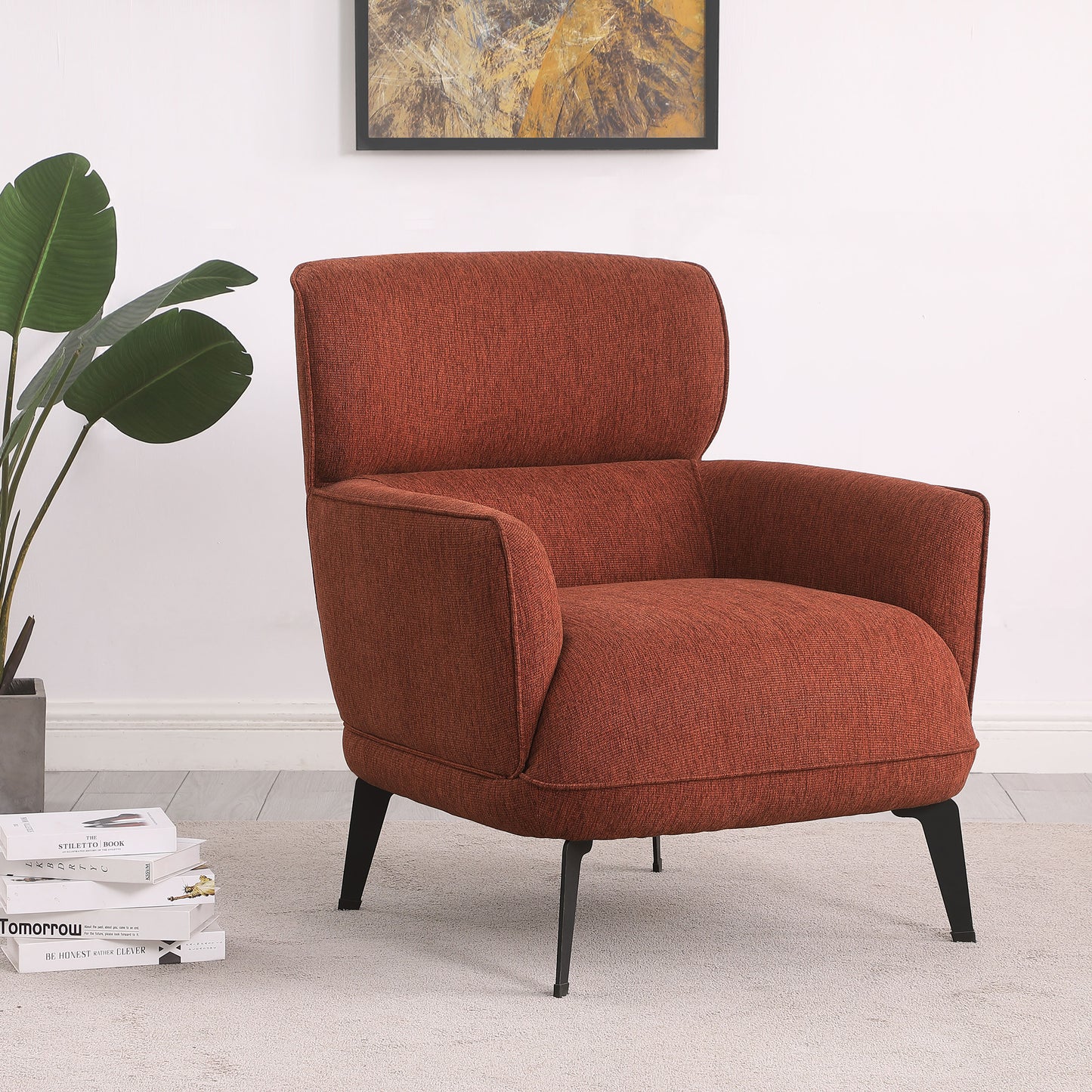 Vanta Curve Chair – Copper Tone