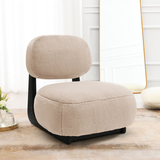 Sorella Armless Accent Chair – Camel