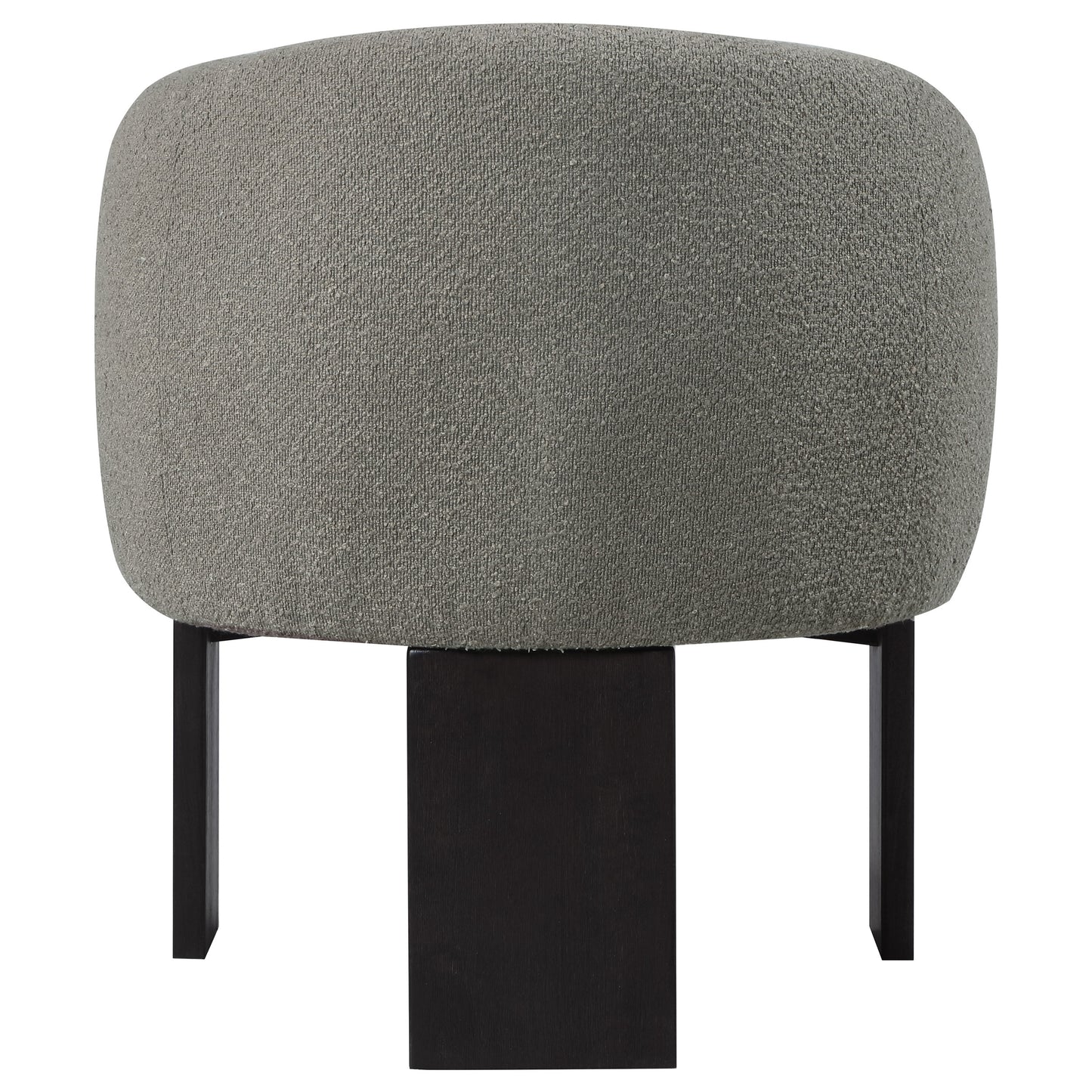 Nolita Curved Bouclé Chair – Espresso