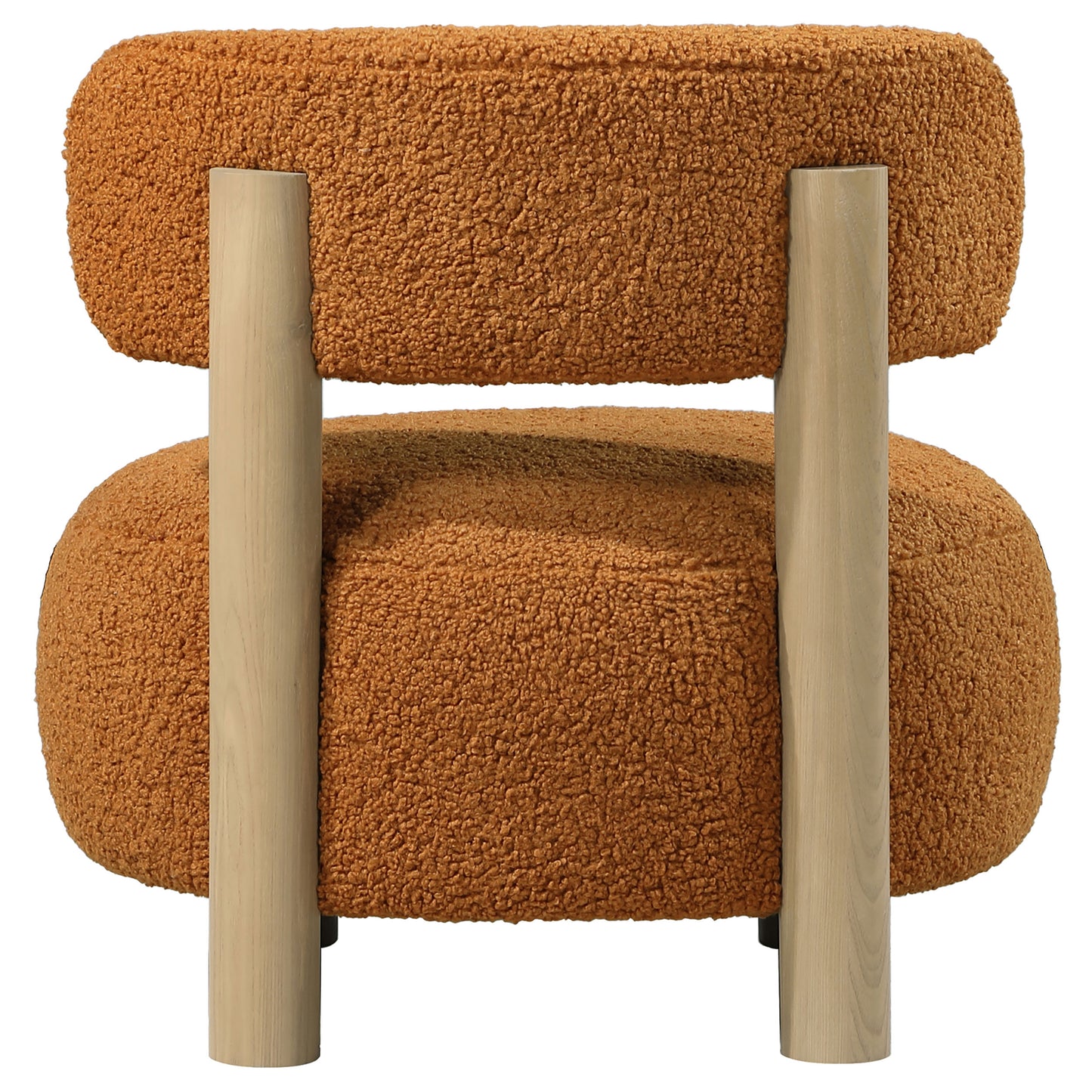 Milo Modern Barrel Chair – Orange