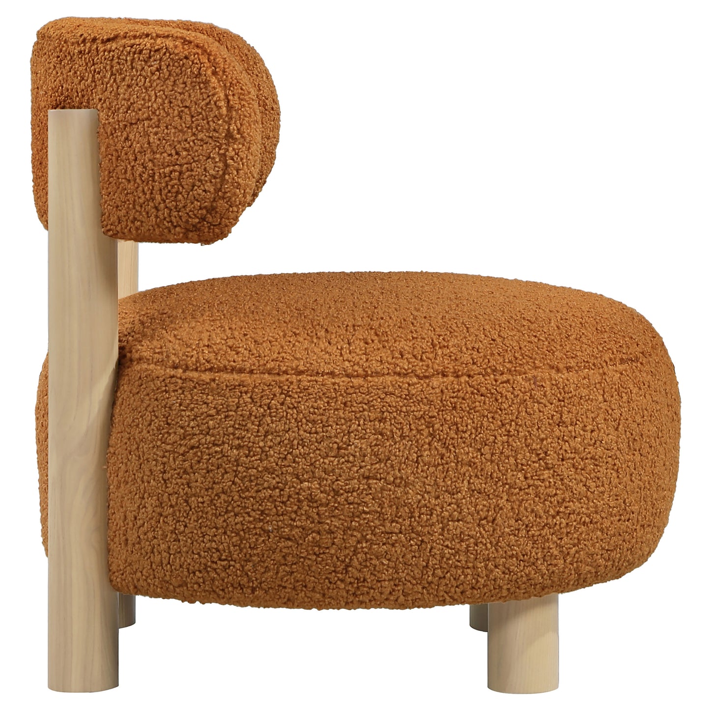 Milo Modern Barrel Chair – Orange