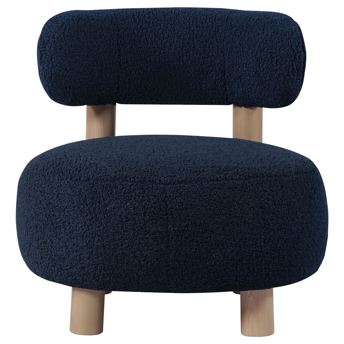 Elowen Bouclé Barrel Chair – Sapphire Blue