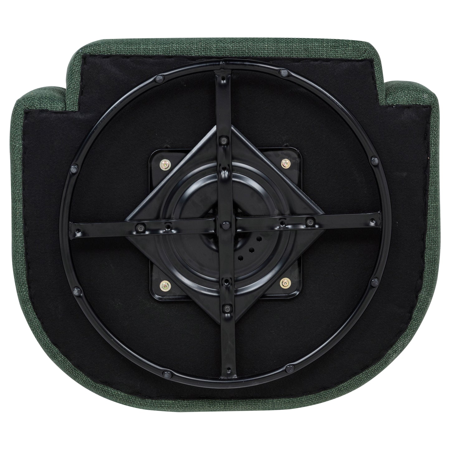 Mossbrook Fabric Swivel Chair – Green