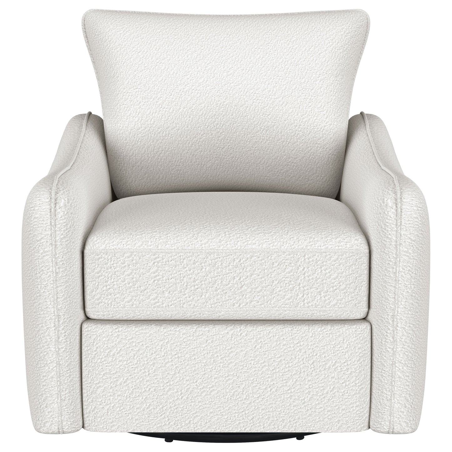 Madia Sloped-Arm Swivel Glider – Vanilla
