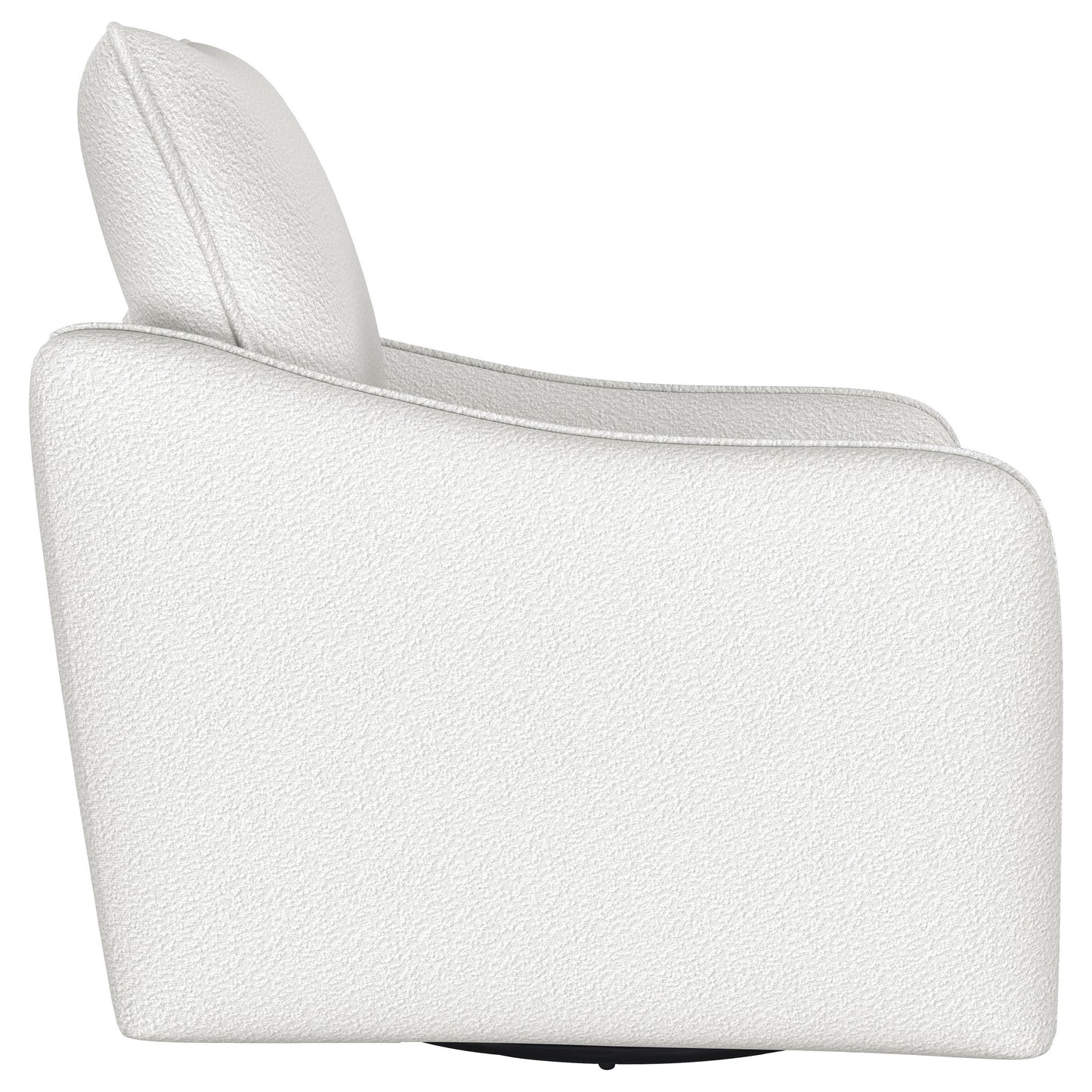 Madia Sloped-Arm Swivel Glider – Vanilla