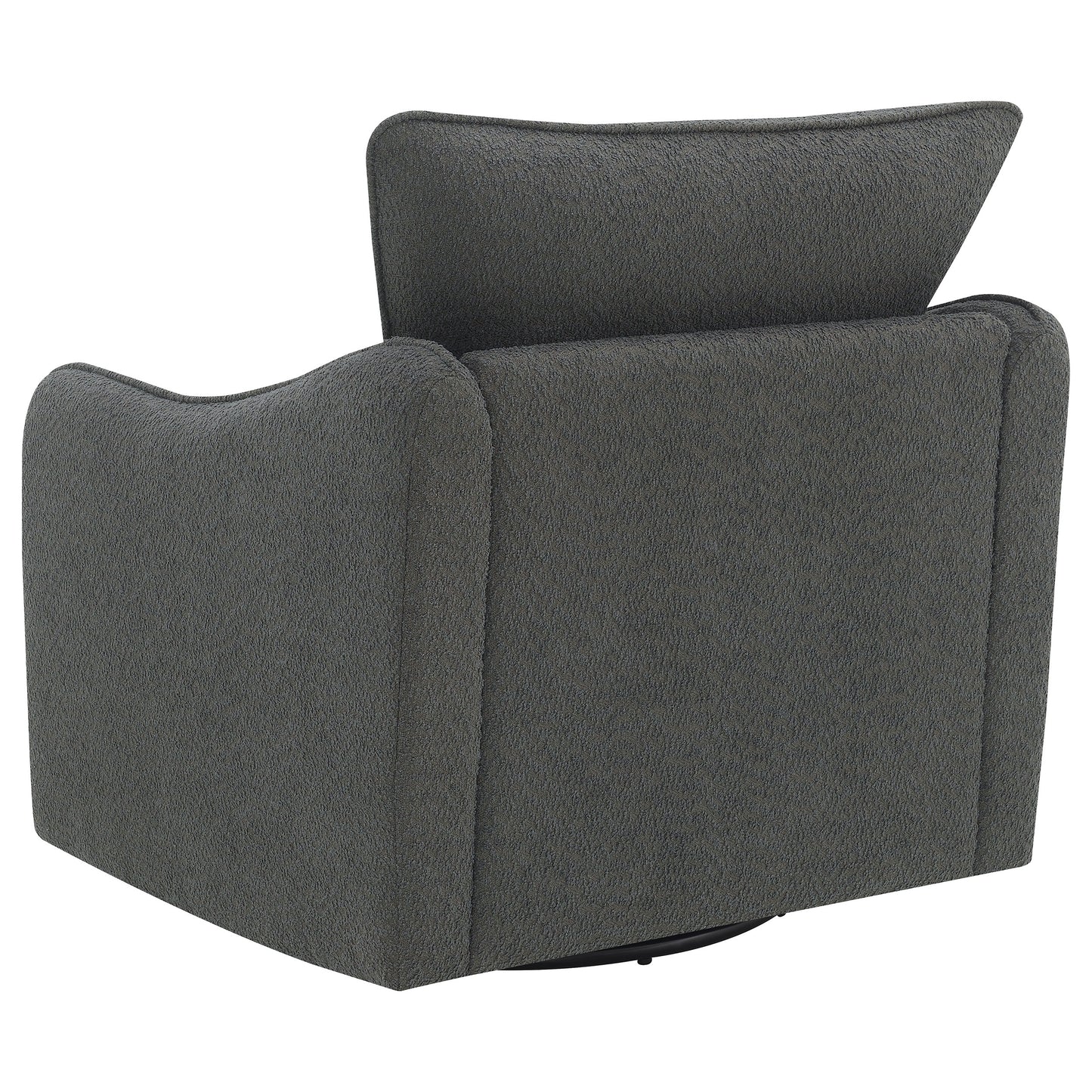 Madia Sloped-Arm Swivel Glider – Charcoal