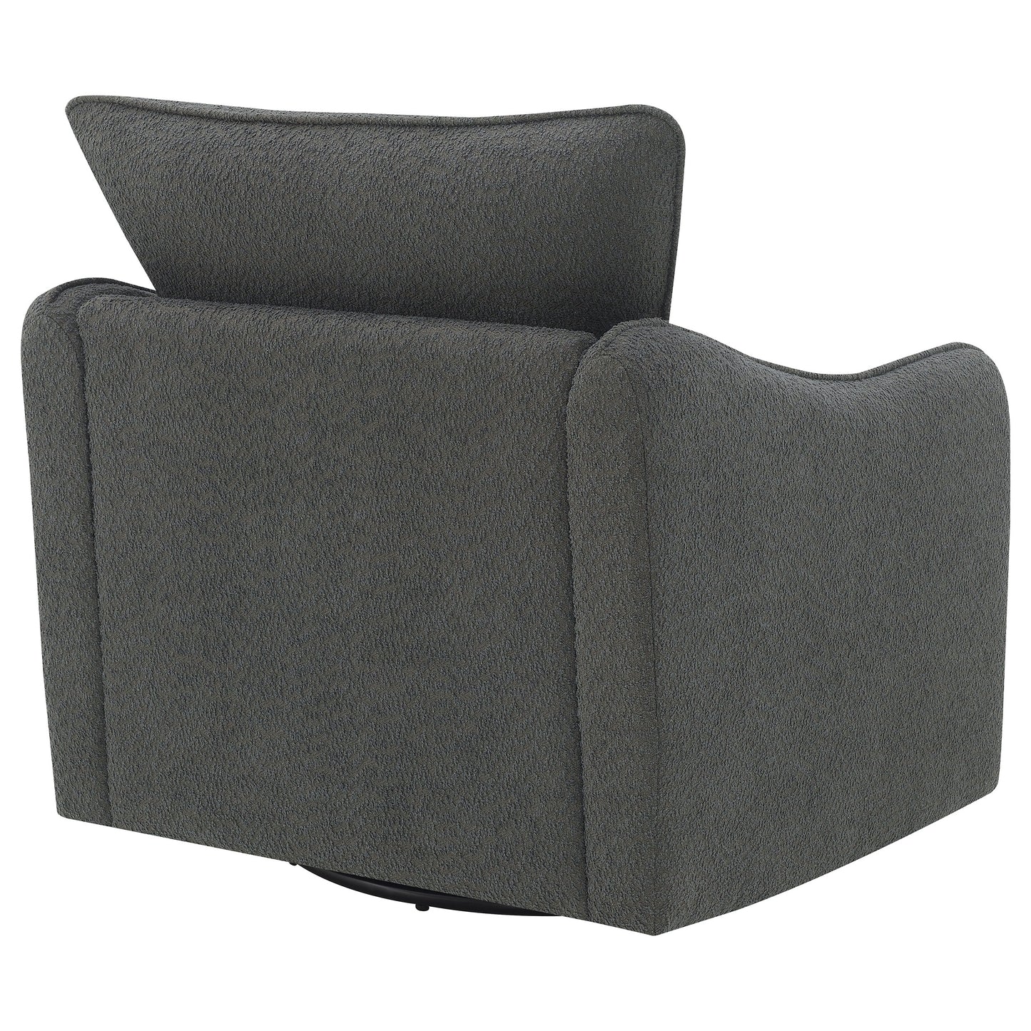 Madia Sloped-Arm Swivel Glider – Charcoal