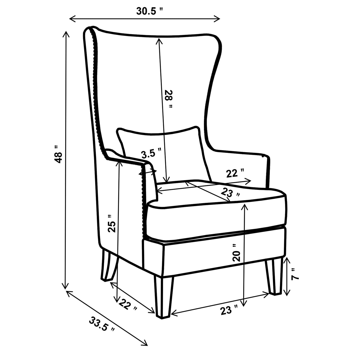Ceryn Upholstered Lounge – Cream Glow