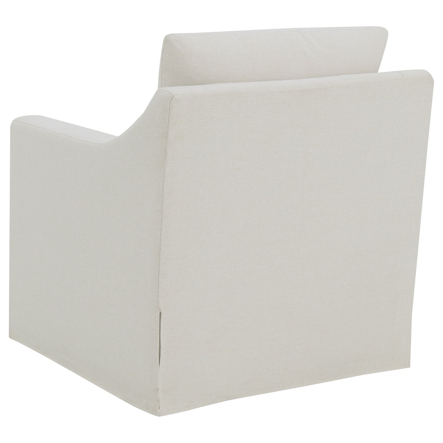 Winter Sloped-Arm Swivel Chair – Beige