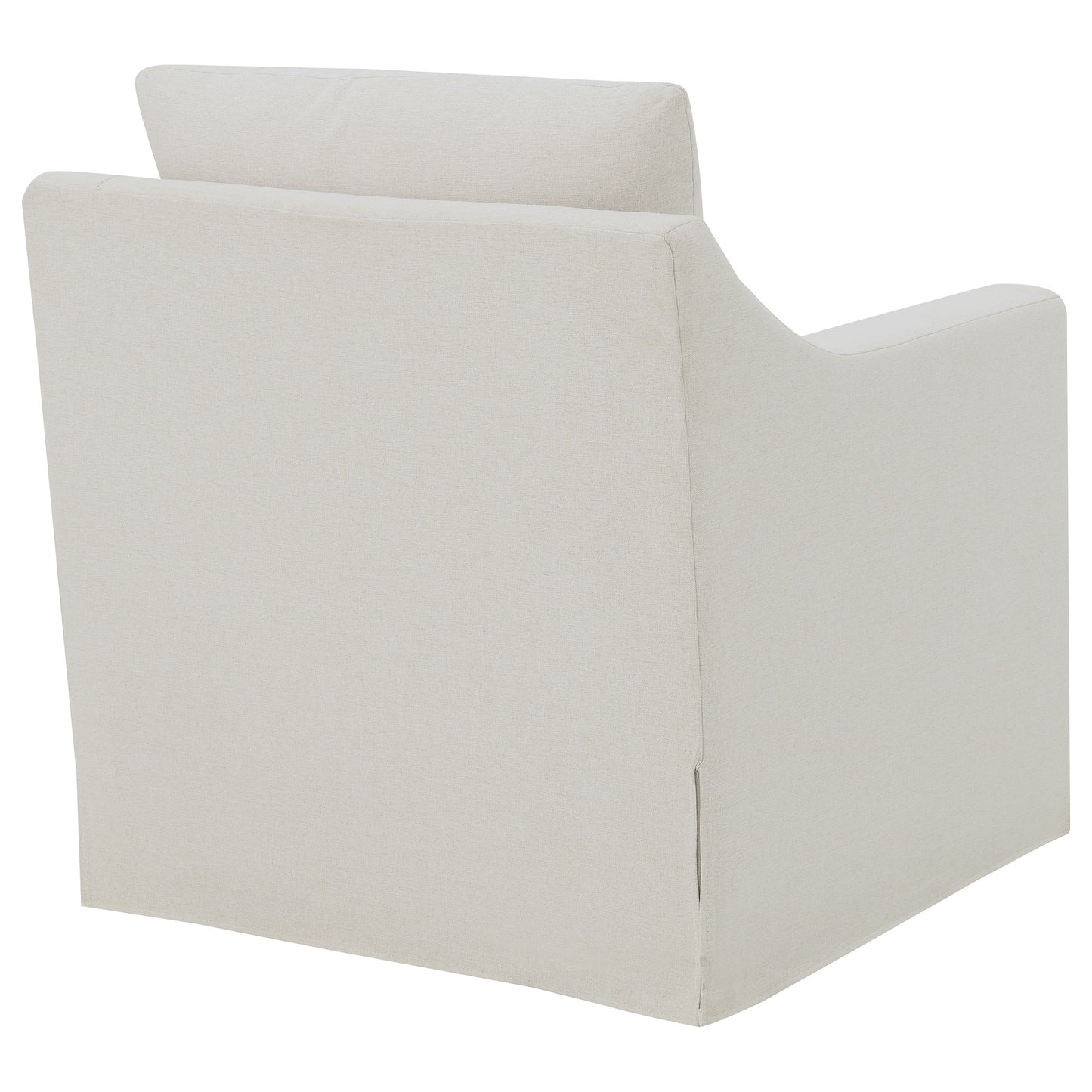 Winter Sloped-Arm Swivel Chair – Beige
