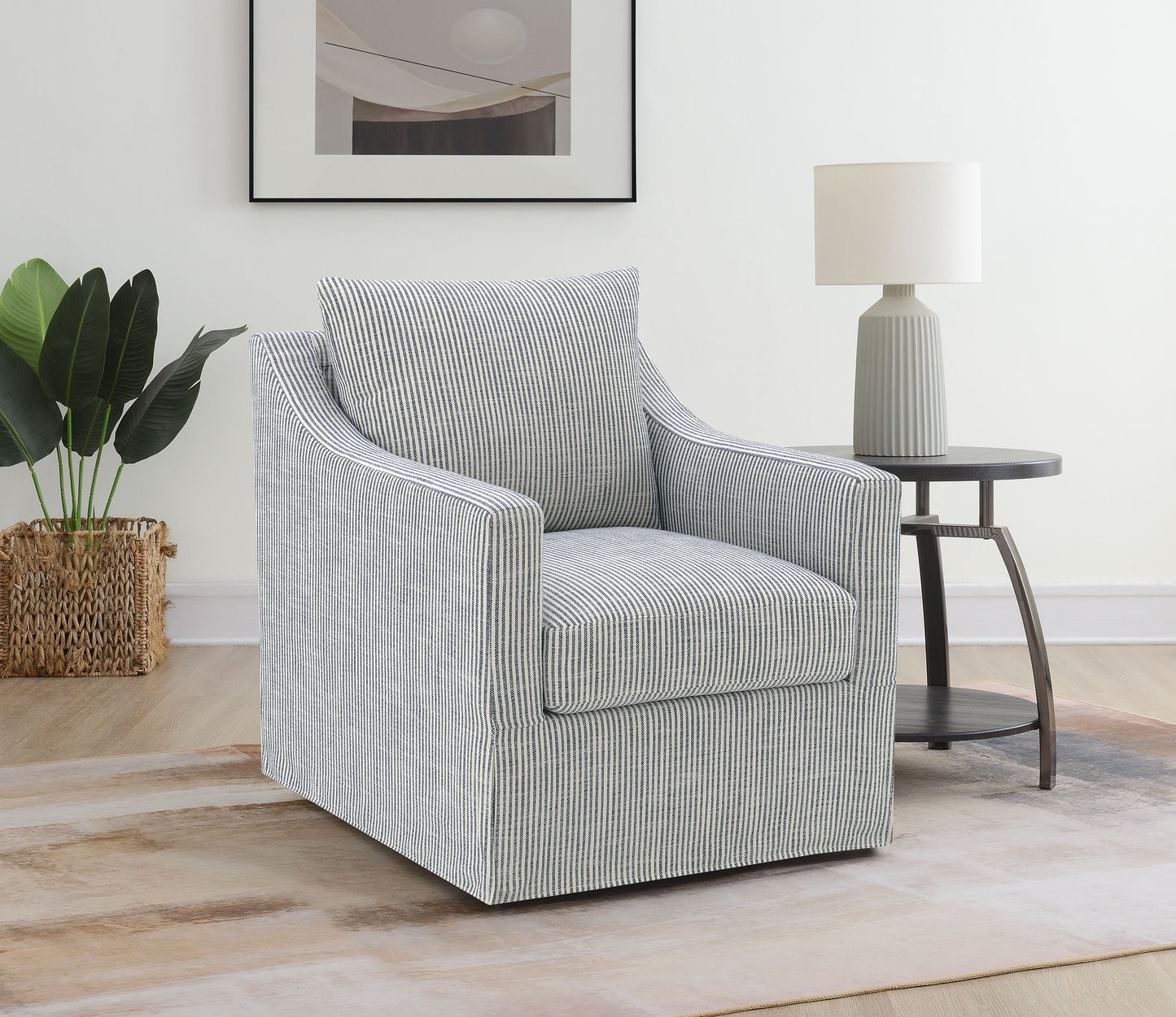 Winter Accent Swivel Chair – Grey