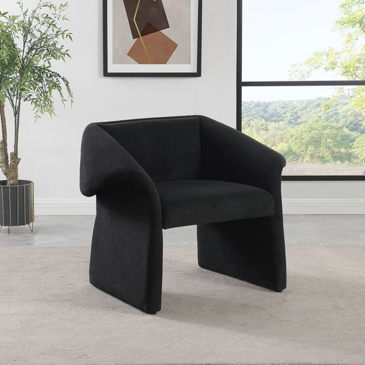 Orvyn Upholstered Accent – Obsidian
