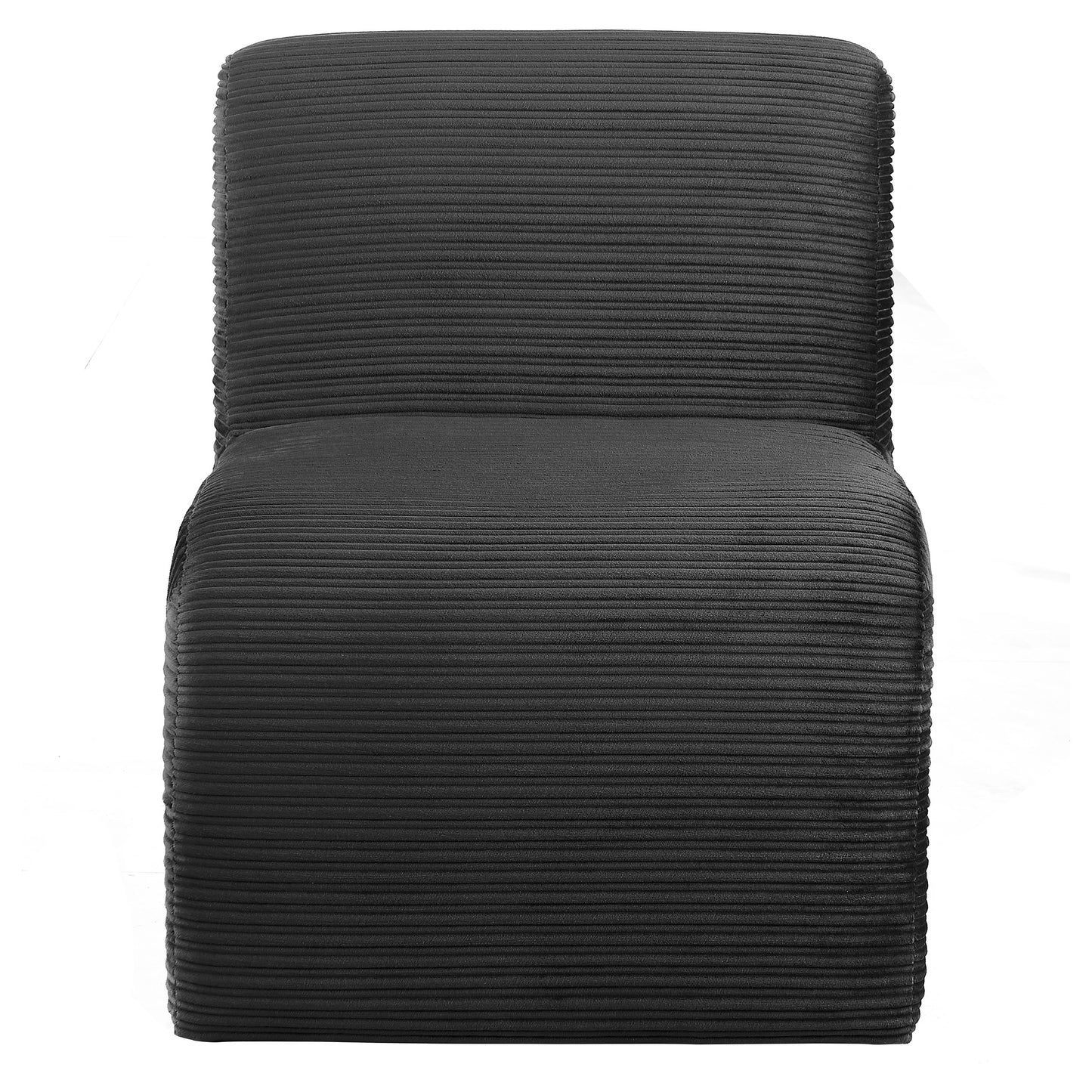 Marcel Armless Lounge Chair – Black