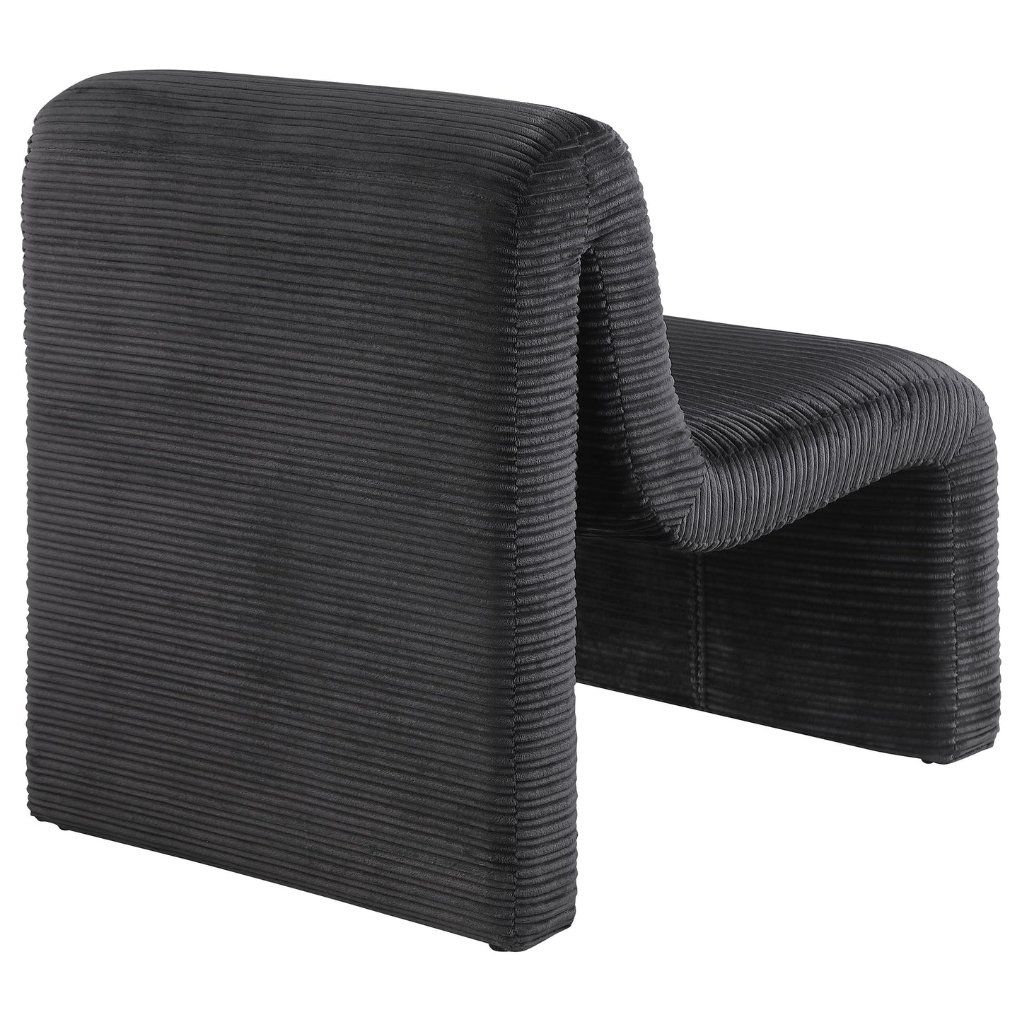 Marcel Armless Lounge Chair – Black