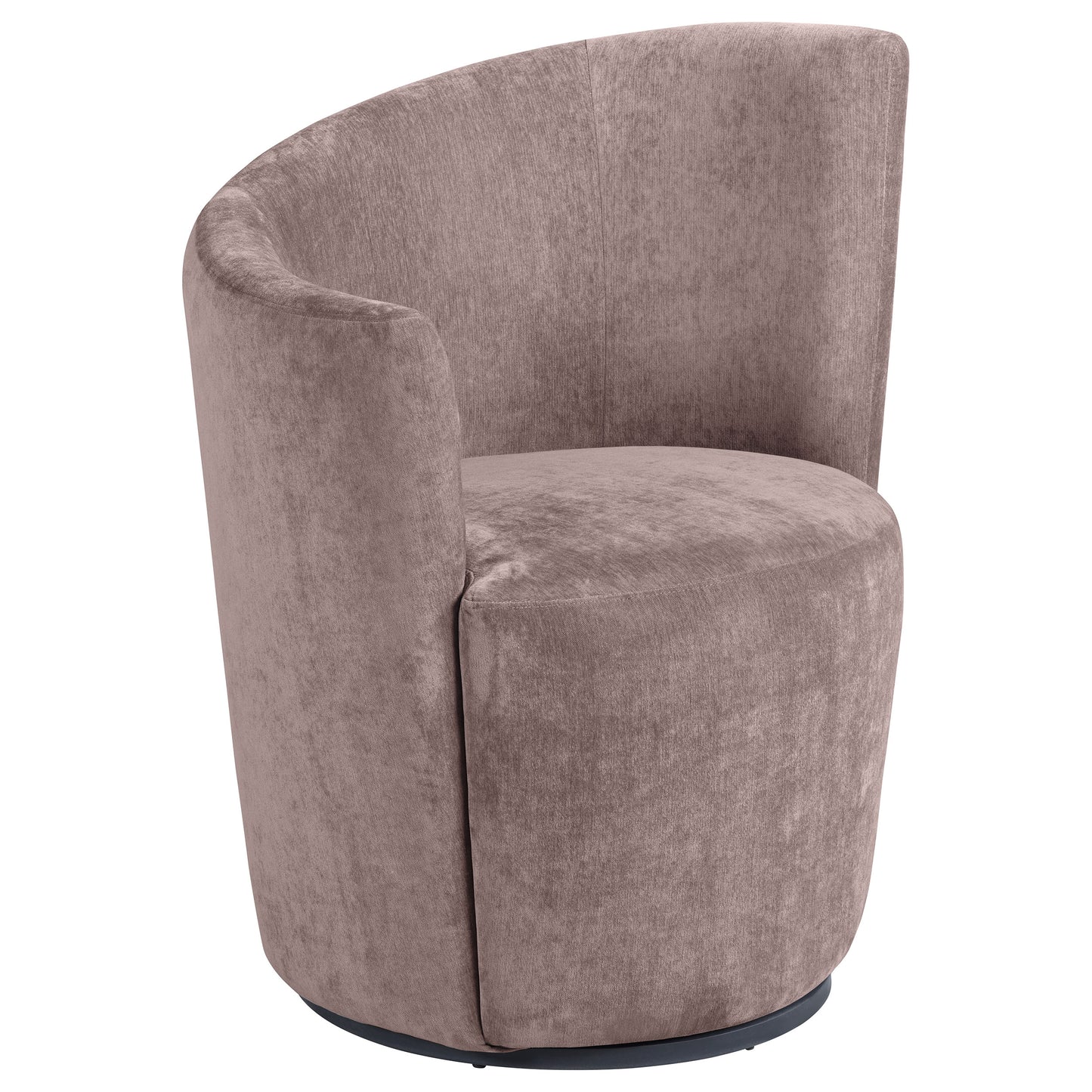 Nueva Upholstered Swivel Chair – Blush
