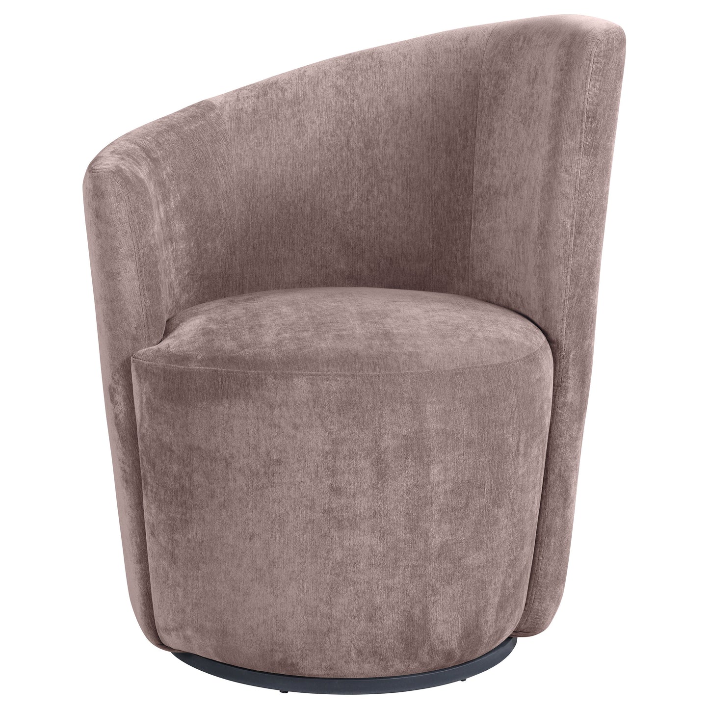 Nueva Upholstered Swivel Chair – Blush