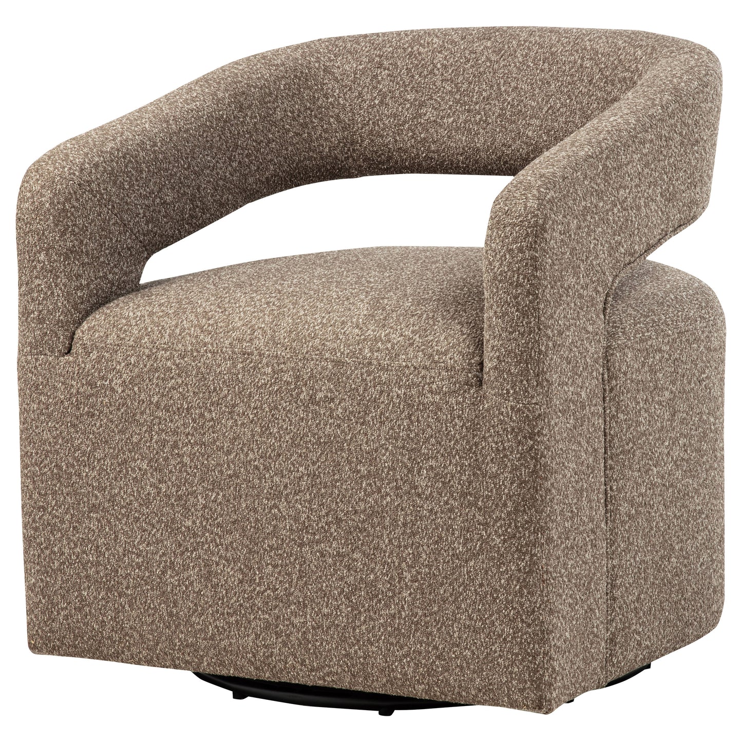 Westhill Bouclé Swivel Accent Chair – Rocky Road