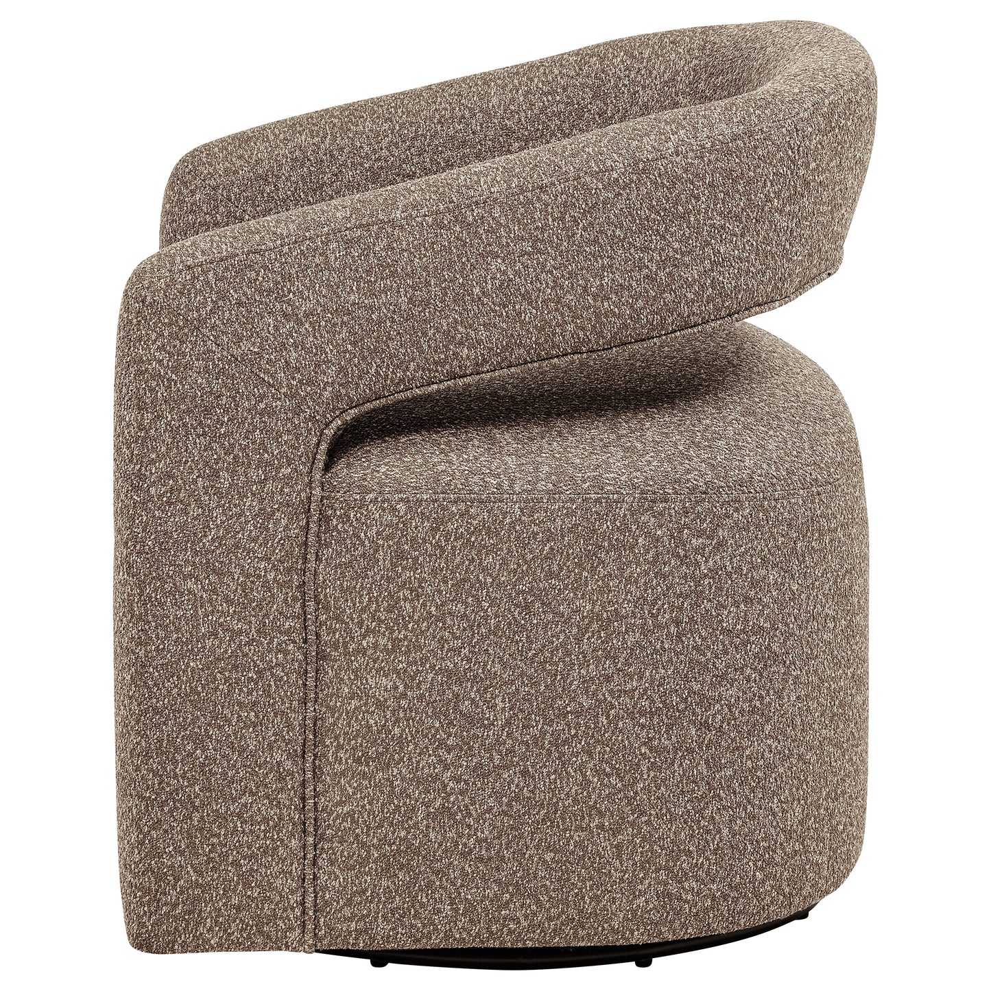 Westhill Bouclé Swivel Accent Chair – Rocky Road