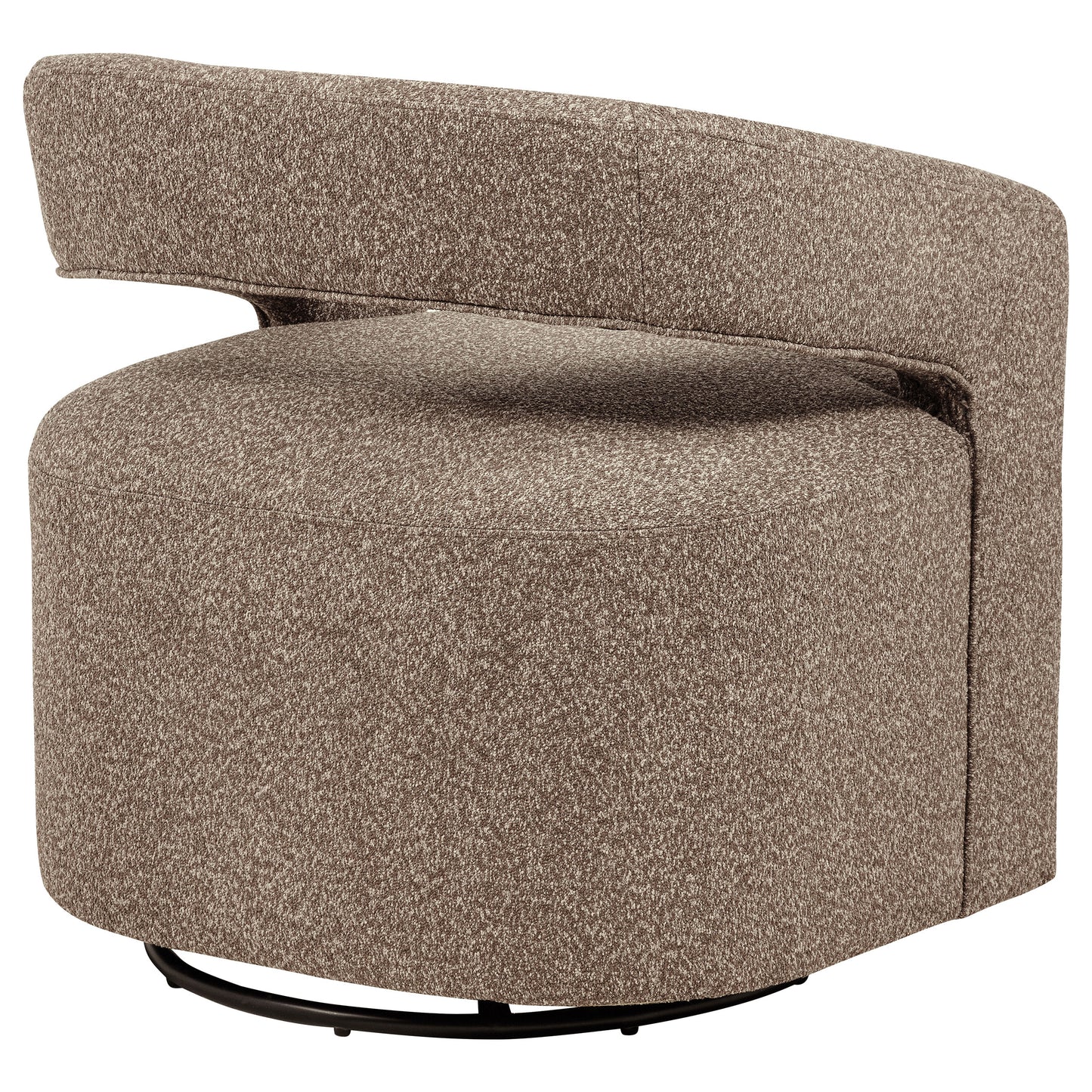 Westhill Bouclé Swivel Accent Chair – Rocky Road