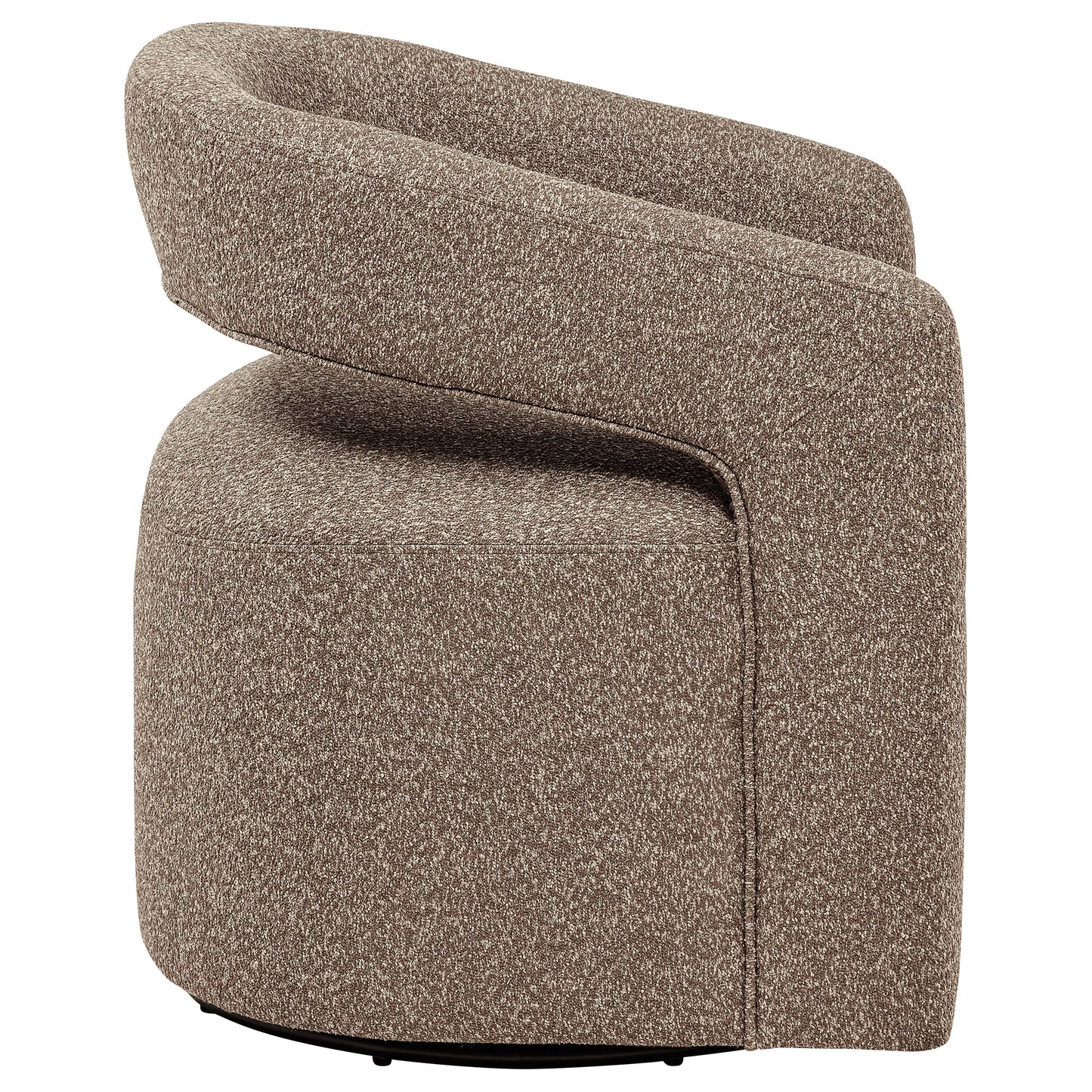 Westhill Bouclé Swivel Accent Chair – Rocky Road