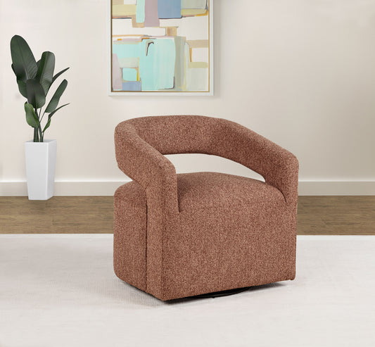 Westhill Accent Swivel Chair – Berry