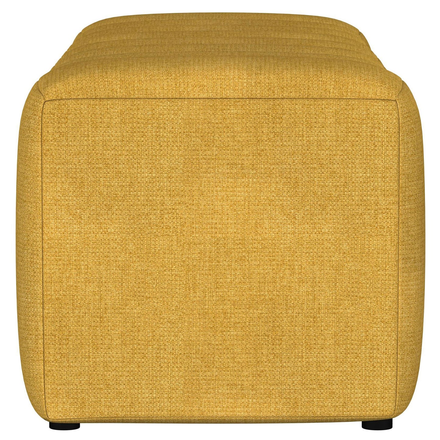 Marseille Tufted Accent Bench – Mustard Yellow