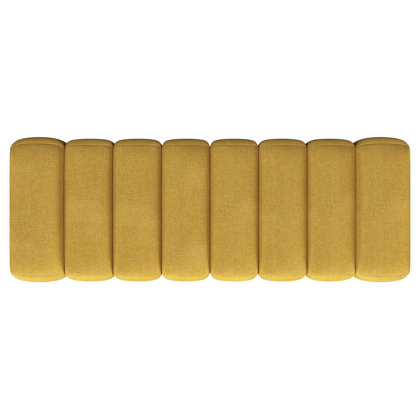 Marseille Tufted Accent Bench – Mustard Yellow